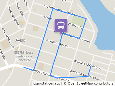 Mapa da parada