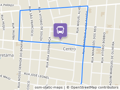 Mapa da parada