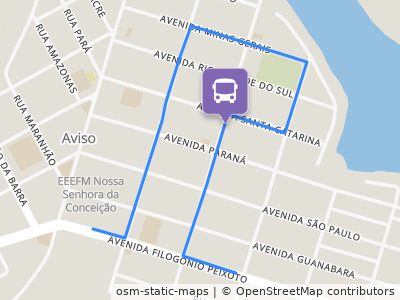 Mapa da parada
