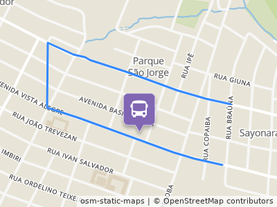 Mapa da parada