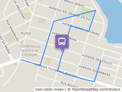 Mapa da parada