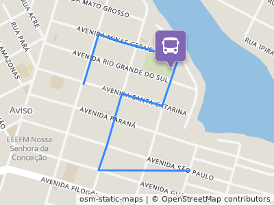 Mapa da parada