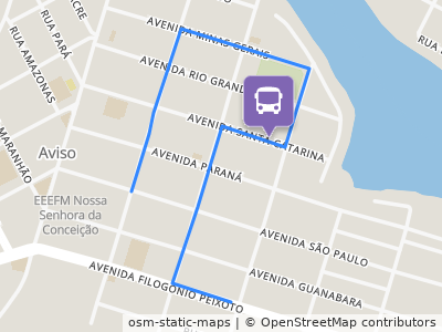 Mapa da parada