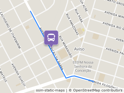 Mapa da parada