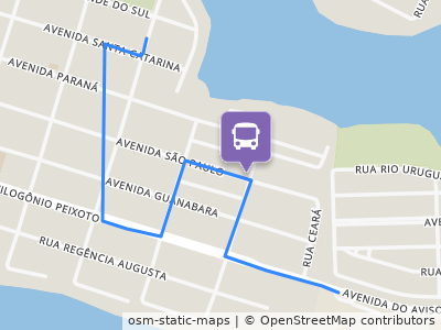 Mapa da parada