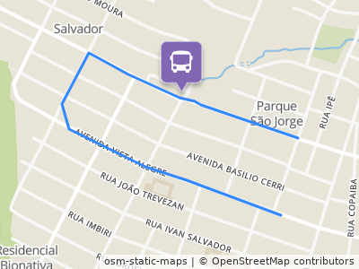 Mapa da parada