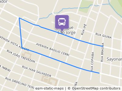 Mapa da parada