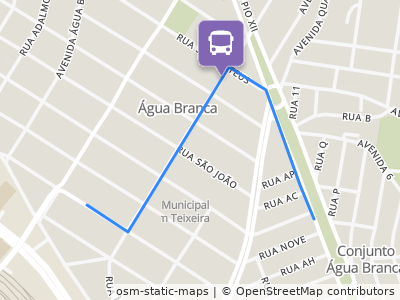 Mapa da parada