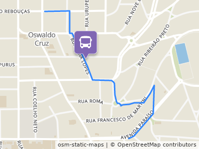 Mapa da parada