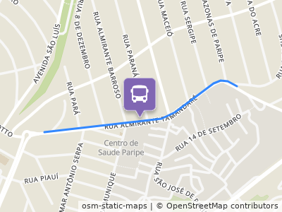 Mapa da parada