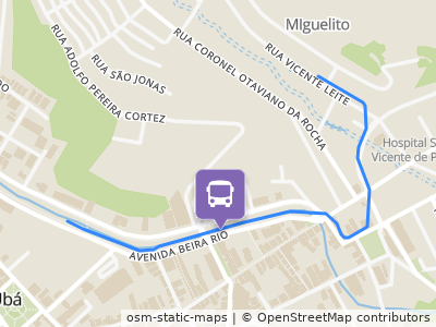 Mapa da parada
