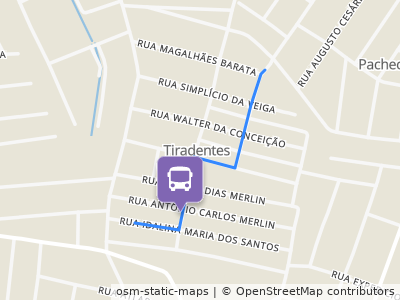 Mapa da parada