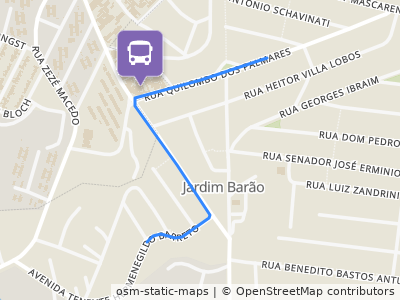 Mapa da parada