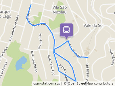 Mapa da parada