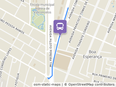 Mapa da parada