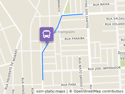 Mapa da parada
