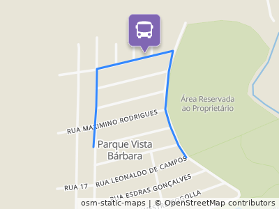 Mapa da parada