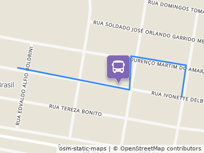 Mapa da parada