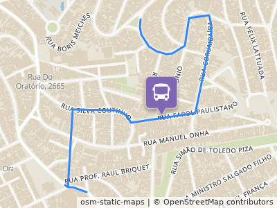 Mapa da parada