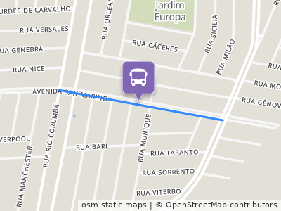 Mapa da parada
