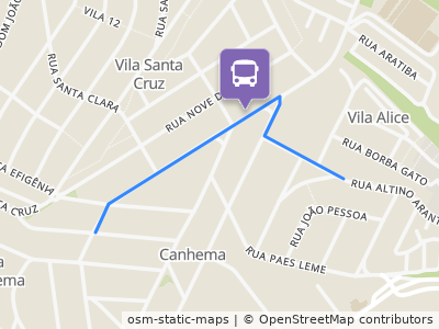 Mapa da parada