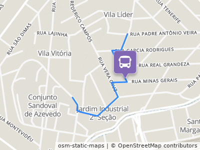 Mapa da parada