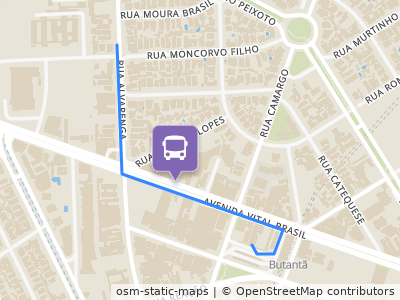 Mapa da parada