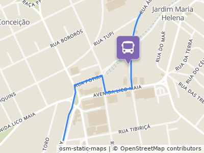 Mapa da parada