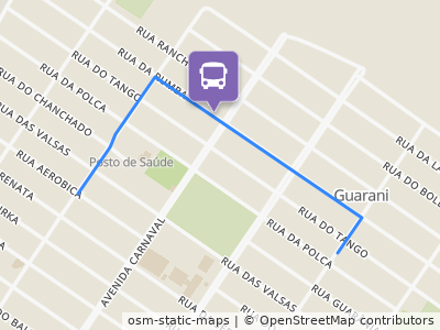 Mapa da parada