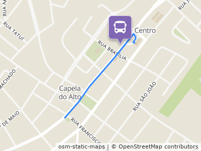Mapa da parada