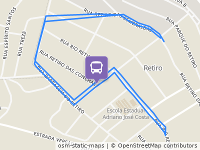 Mapa da parada