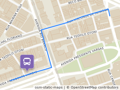 Mapa da parada
