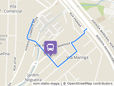 Mapa da parada