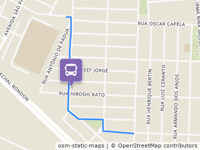 Mapa da parada