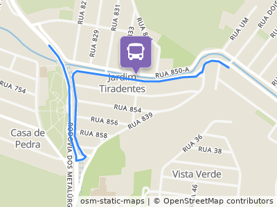 Mapa da parada