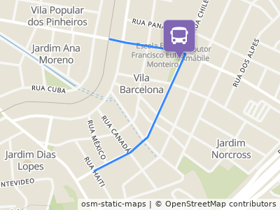Mapa da parada