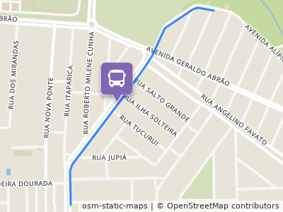 Mapa da parada