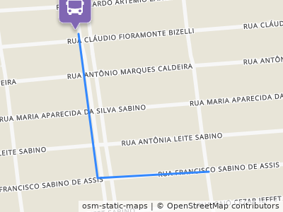 Mapa da parada