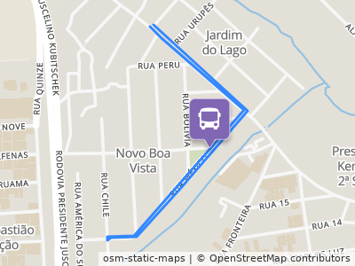 Mapa da parada