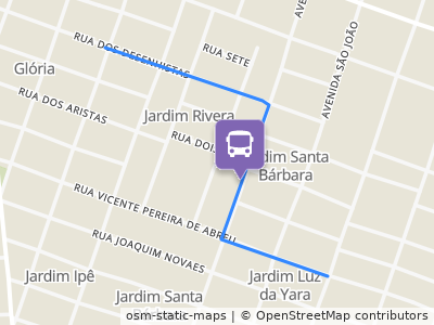 Mapa da parada