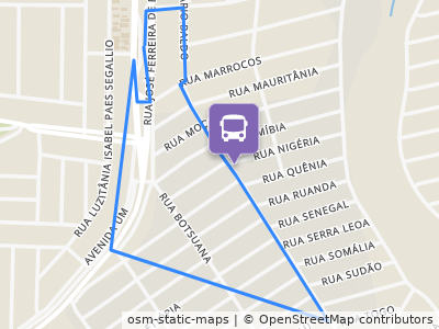 Mapa da parada
