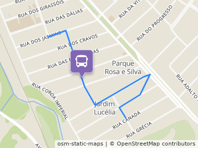Mapa da parada