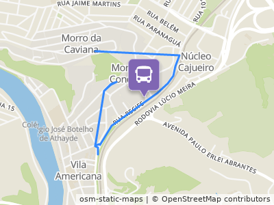 Mapa da parada