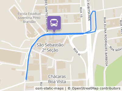Mapa da parada
