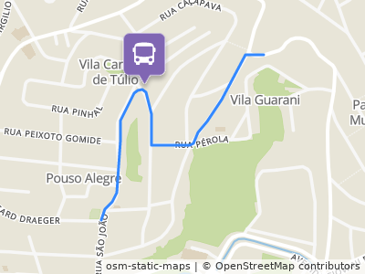 Mapa da parada