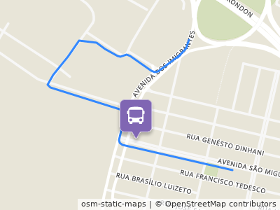 Mapa da parada