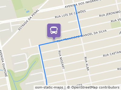 Mapa da parada