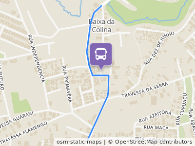 Mapa da parada