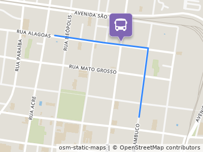 Mapa da parada