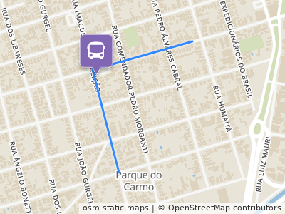 Mapa da parada